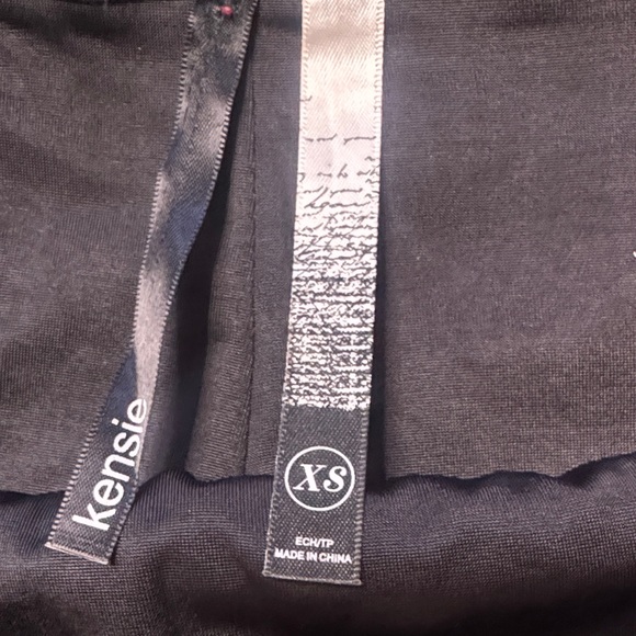 Kensie Black Sequin Pencil Skirt - Picture 5 of 6